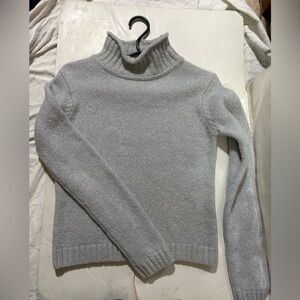 Light blue wool Women's Sweater